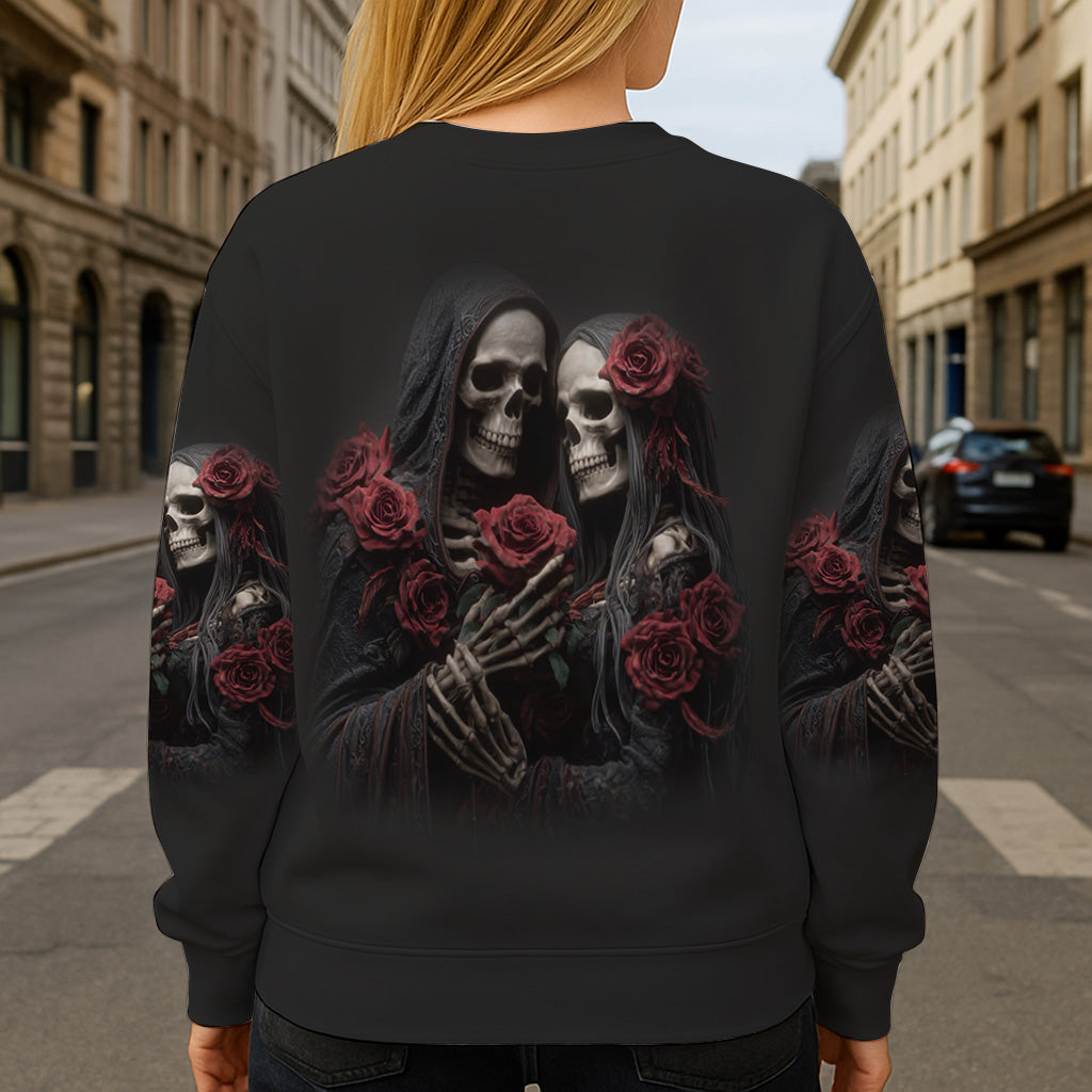 Till Death Do Us Part - Personalized Skull All Over Shirt