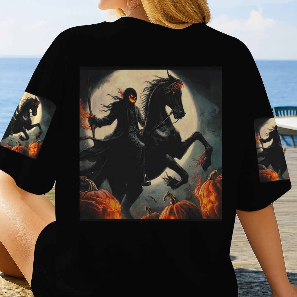 Hello Darkness - Personalized Skull All Over Shirt