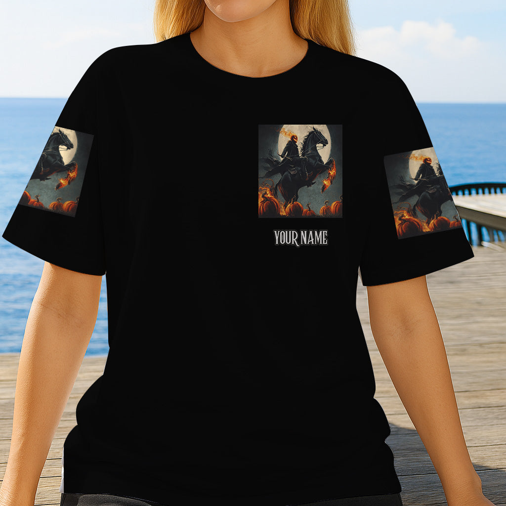 Hello Darkness - Personalized Skull All Over Shirt