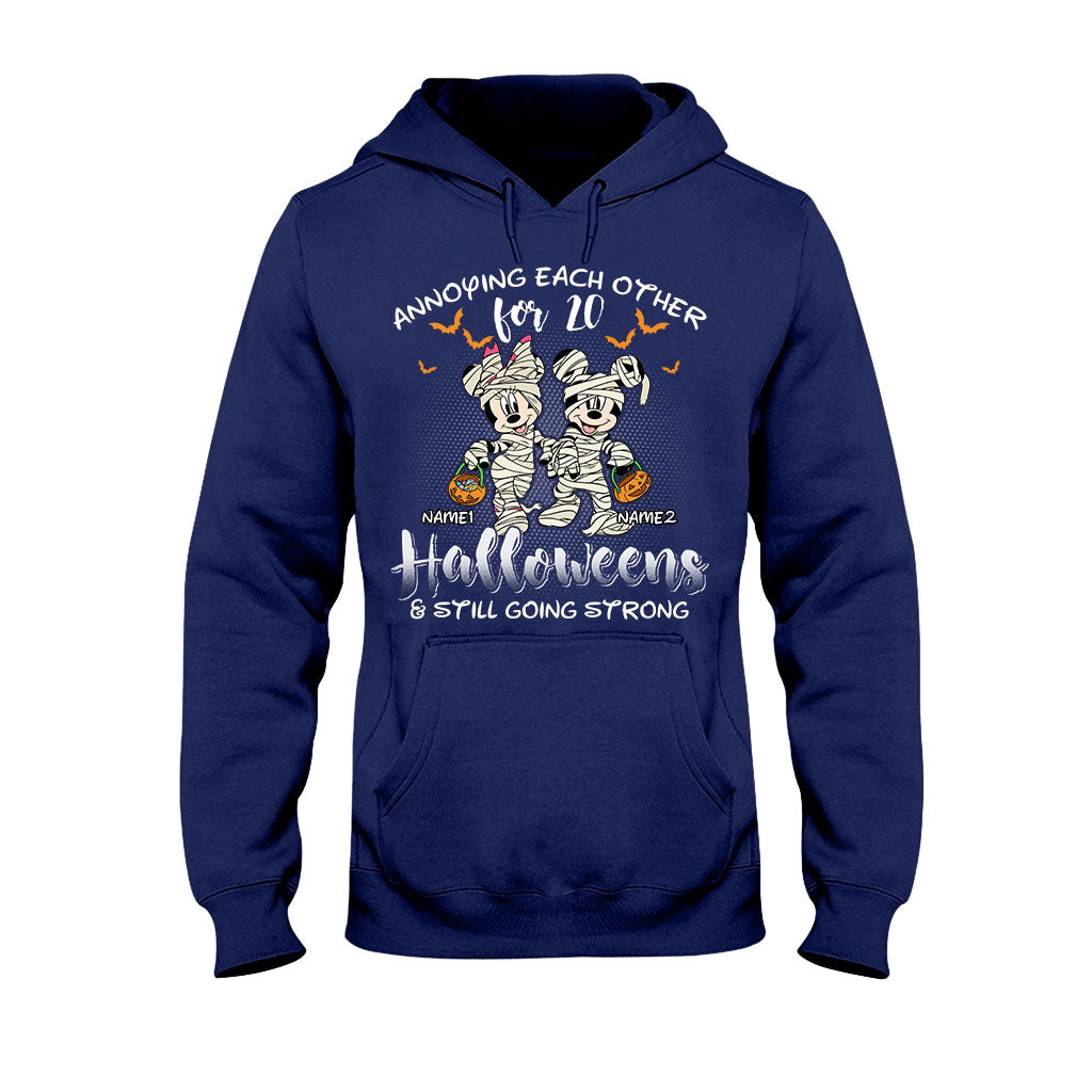 Annoying Each Other - Personalized Halloween Mouse T-shirt and Hoodie