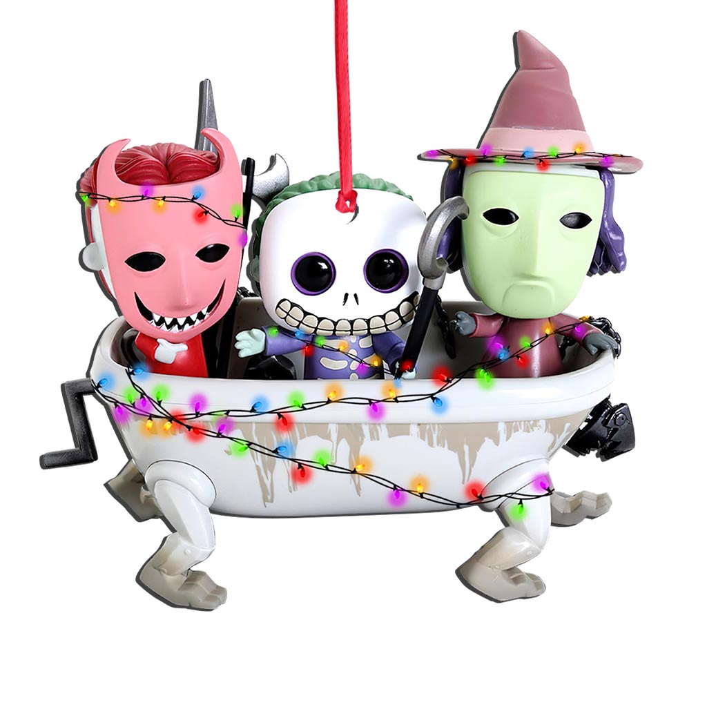 Trick Or Treaters - Christmas Nightmare Ornament (Printed On Both Sides)