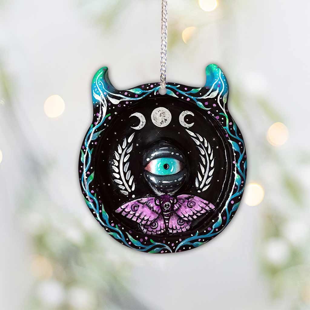 All Seeing Eyes Witchy - Christmas Witch Ornament (Printed On Both Sides)