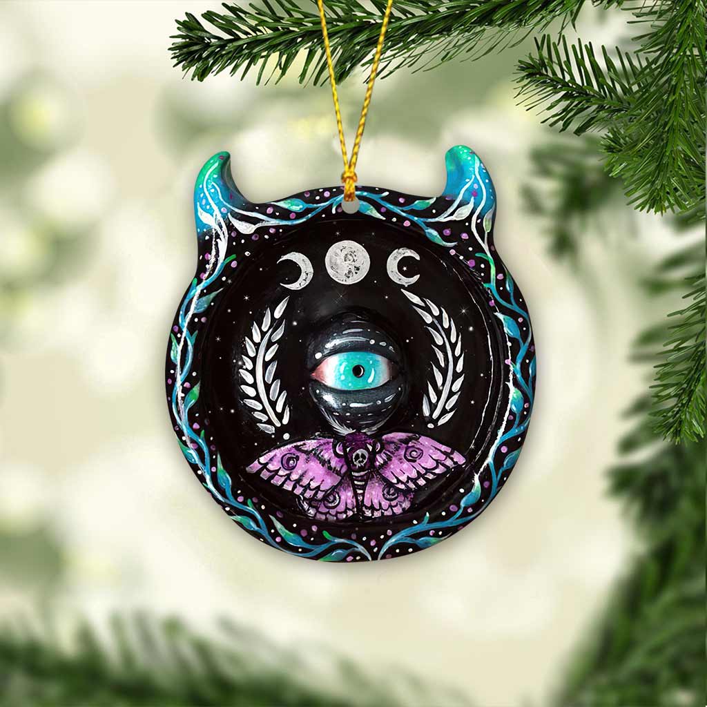 All Seeing Eyes Witchy - Christmas Witch Ornament (Printed On Both Sides)