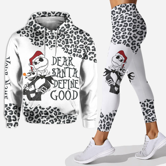 Dear Santa Define Good - Personalized Christmas Nightmare Hoodie and Leggings