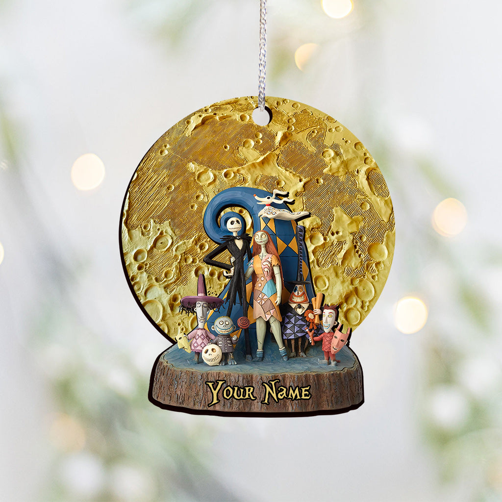 Moon Nightmare - Personalized Christmas Ornament (Printed On Both Sides)