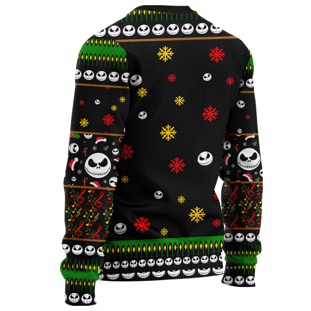 Happy Nightmare - Personalized Christmas Nightmare Sweater