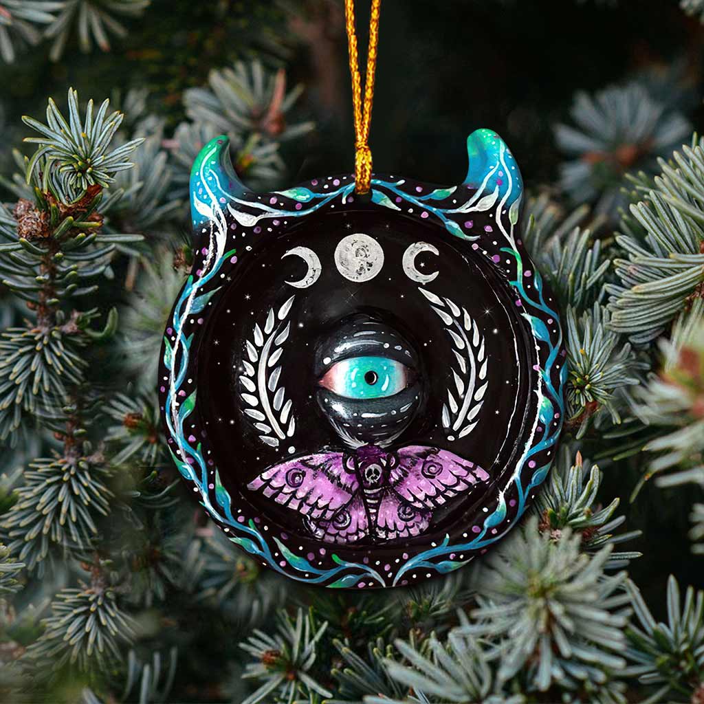 All Seeing Eyes Witchy - Christmas Witch Ornament (Printed On Both Sides)