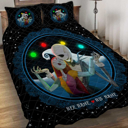 I'm Yours - Personalized Christmas Nightmare Quilt Set