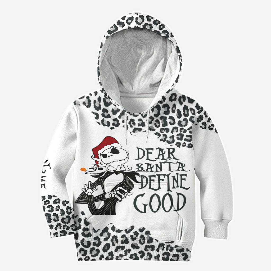 Dear Santa Define Good - Personalized Christmas Nightmare Hoodie and Leggings