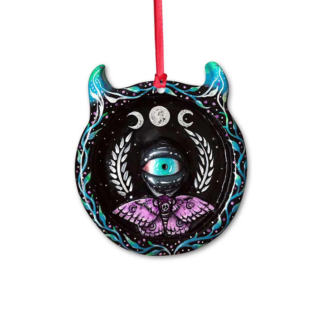 All Seeing Eyes Witchy - Christmas Witch Ornament (Printed On Both Sides)